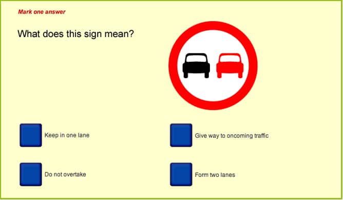 Driving Theory Smart Drive Driver Training   Theory Test Question 